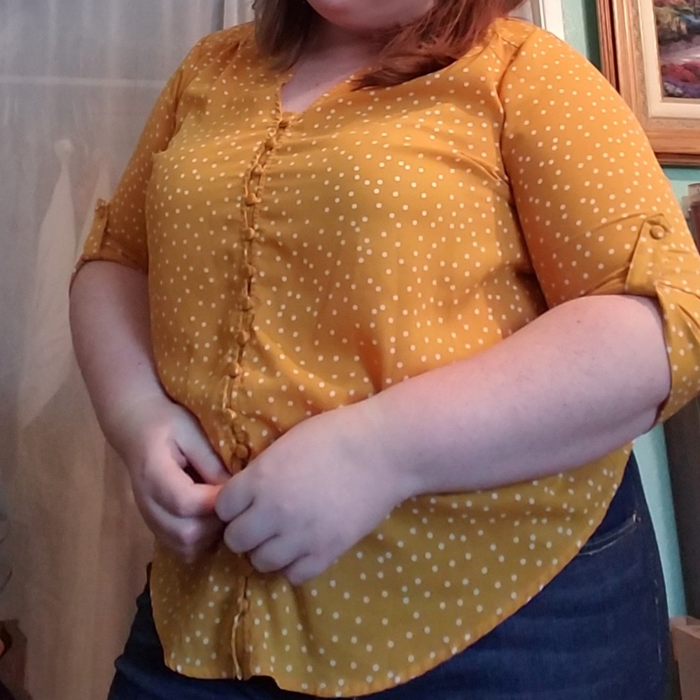 Yellow Torrid Blouse